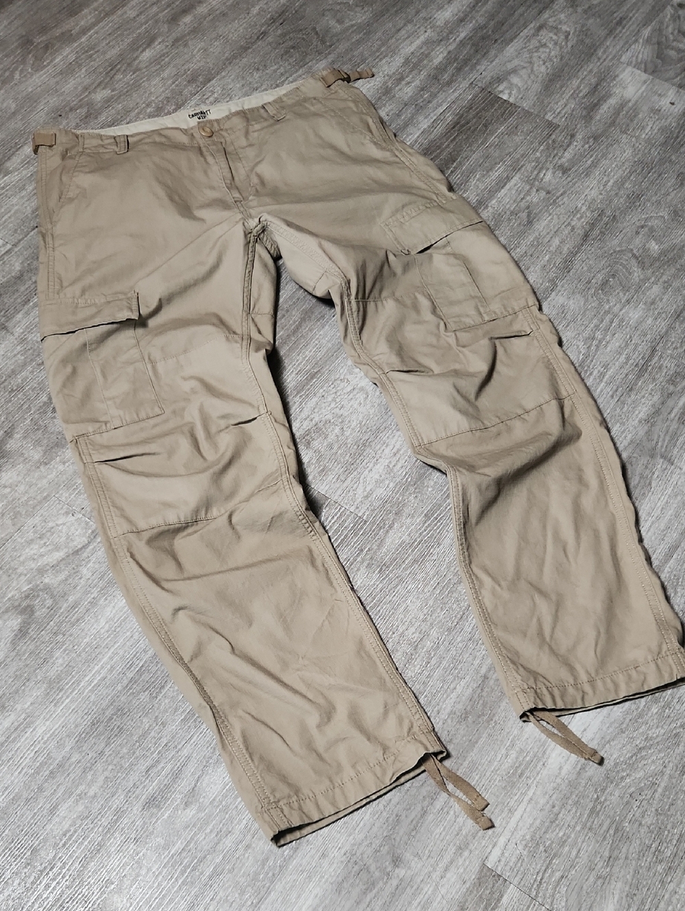 Carhartt WIP Men's Ripstop Cargo Pants in Khaki